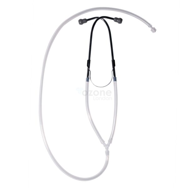 Ozone Stethoscope for Ear Insufflation with Soft Silicon Earplug