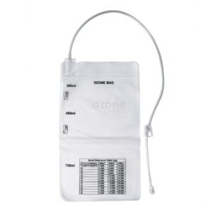 3 chambers ozone insufflation bag with luer connector