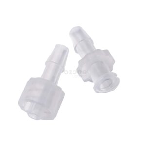 Food Grade Male luer connector Gas Split Connector For Silicon Tubing