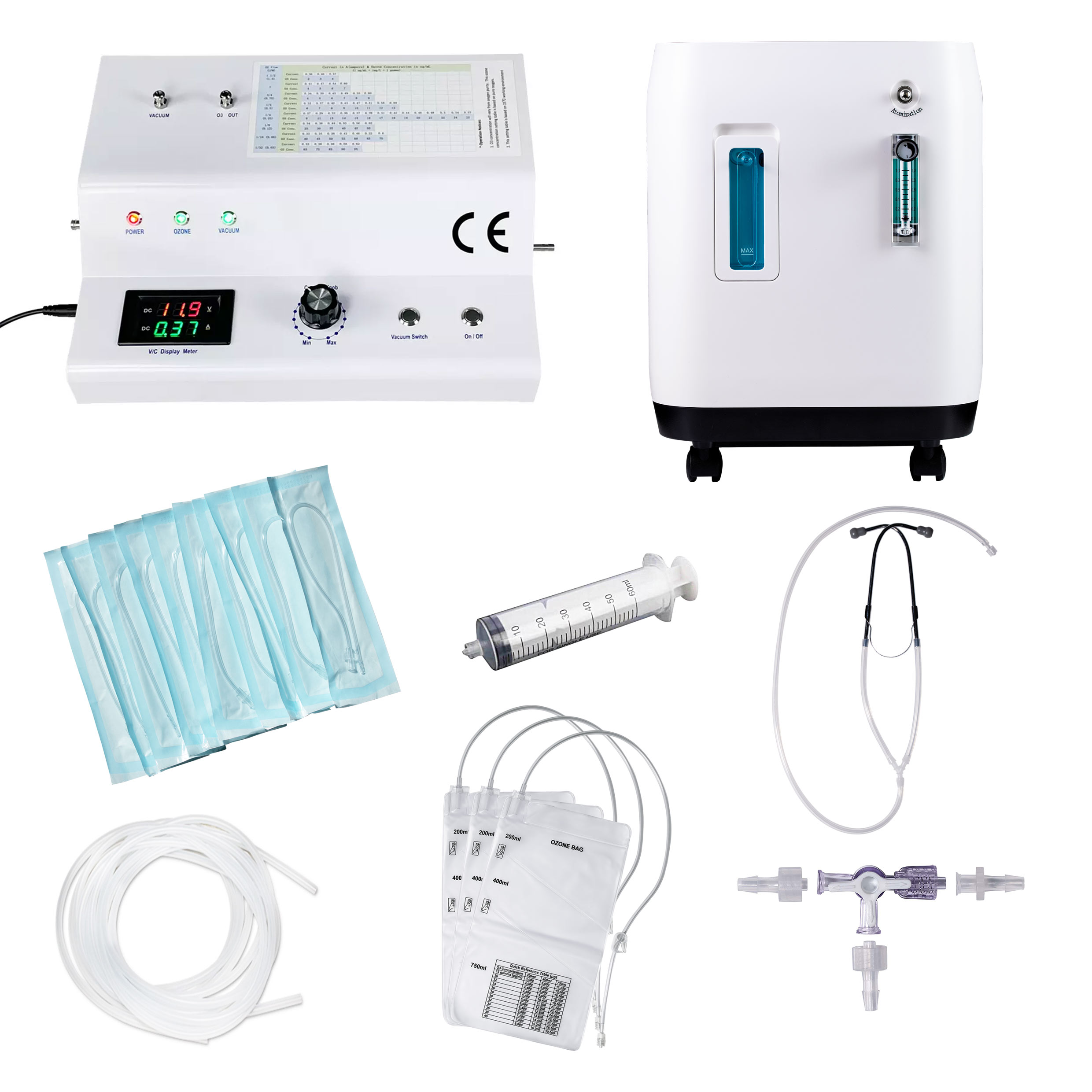 Complete ozone theraphy set
