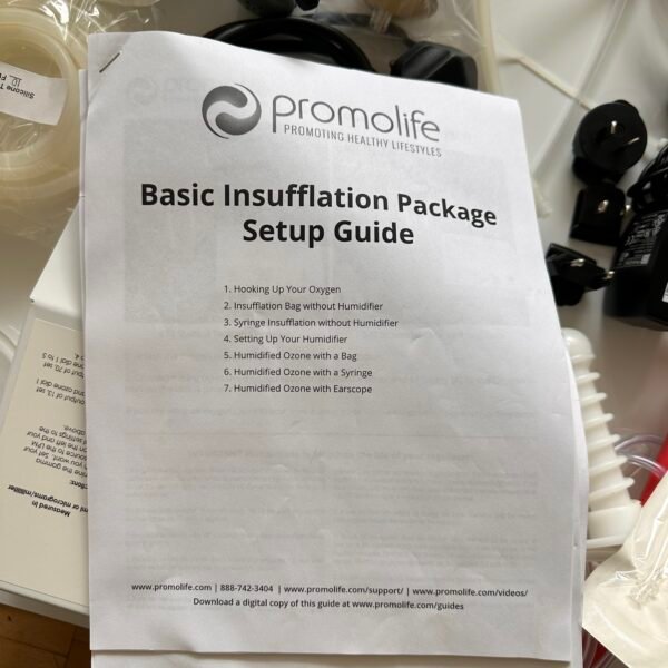 img_0019 Used Promolife O3 Elite Dual Ozone Generator and Insufflation set